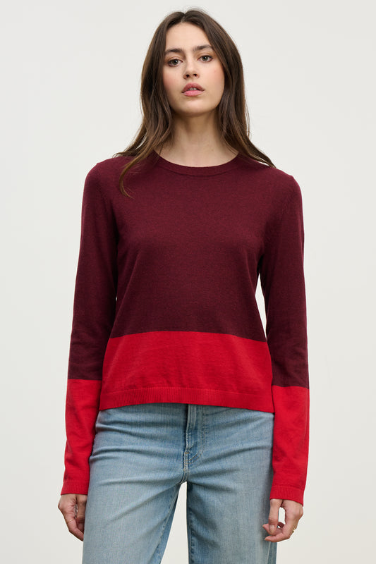 ROXY SWEATER IN SYRAH
