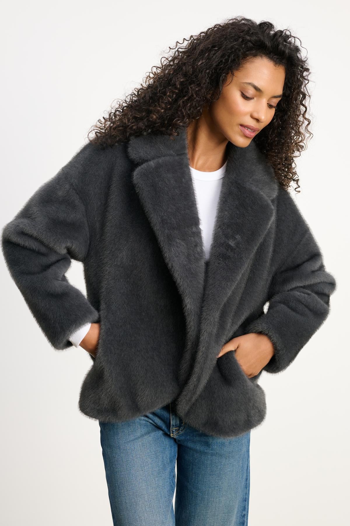 CAROYLN JACKET IN SLATE