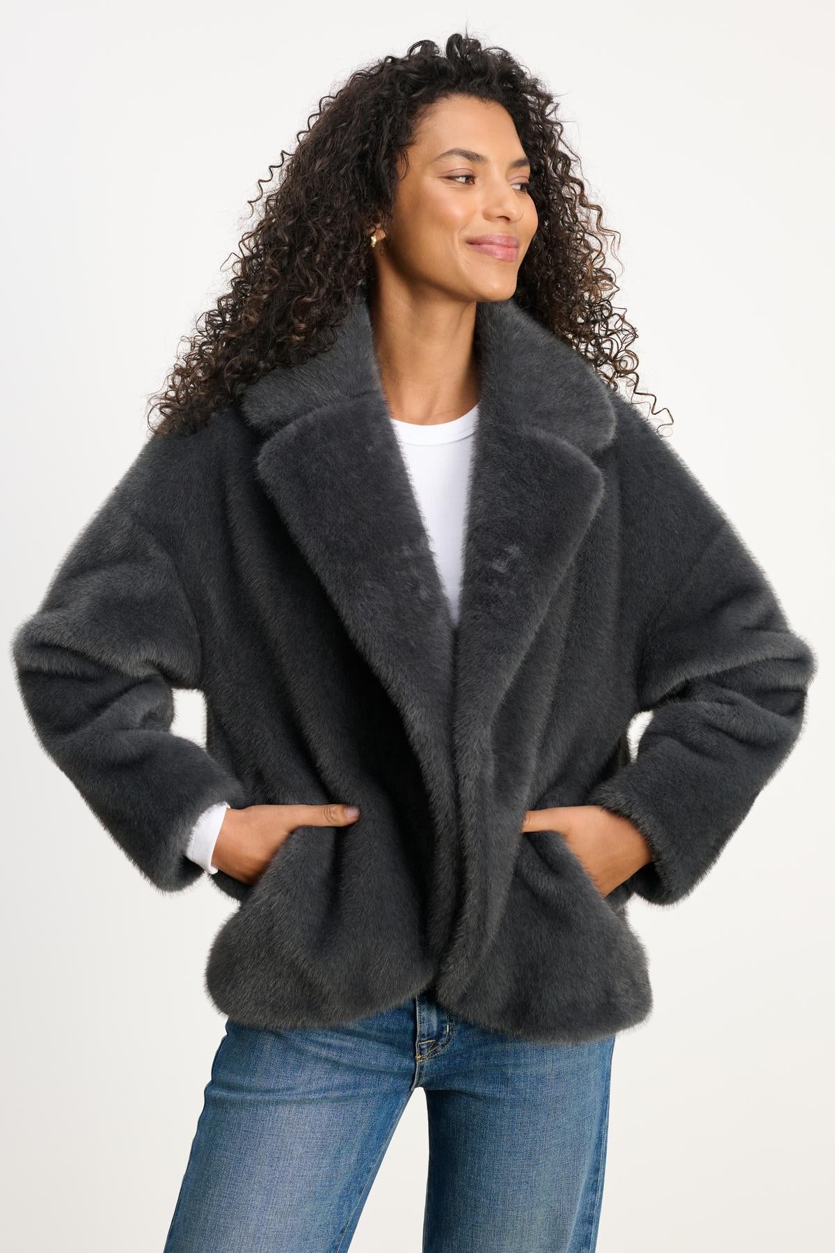 CAROYLN JACKET IN SLATE