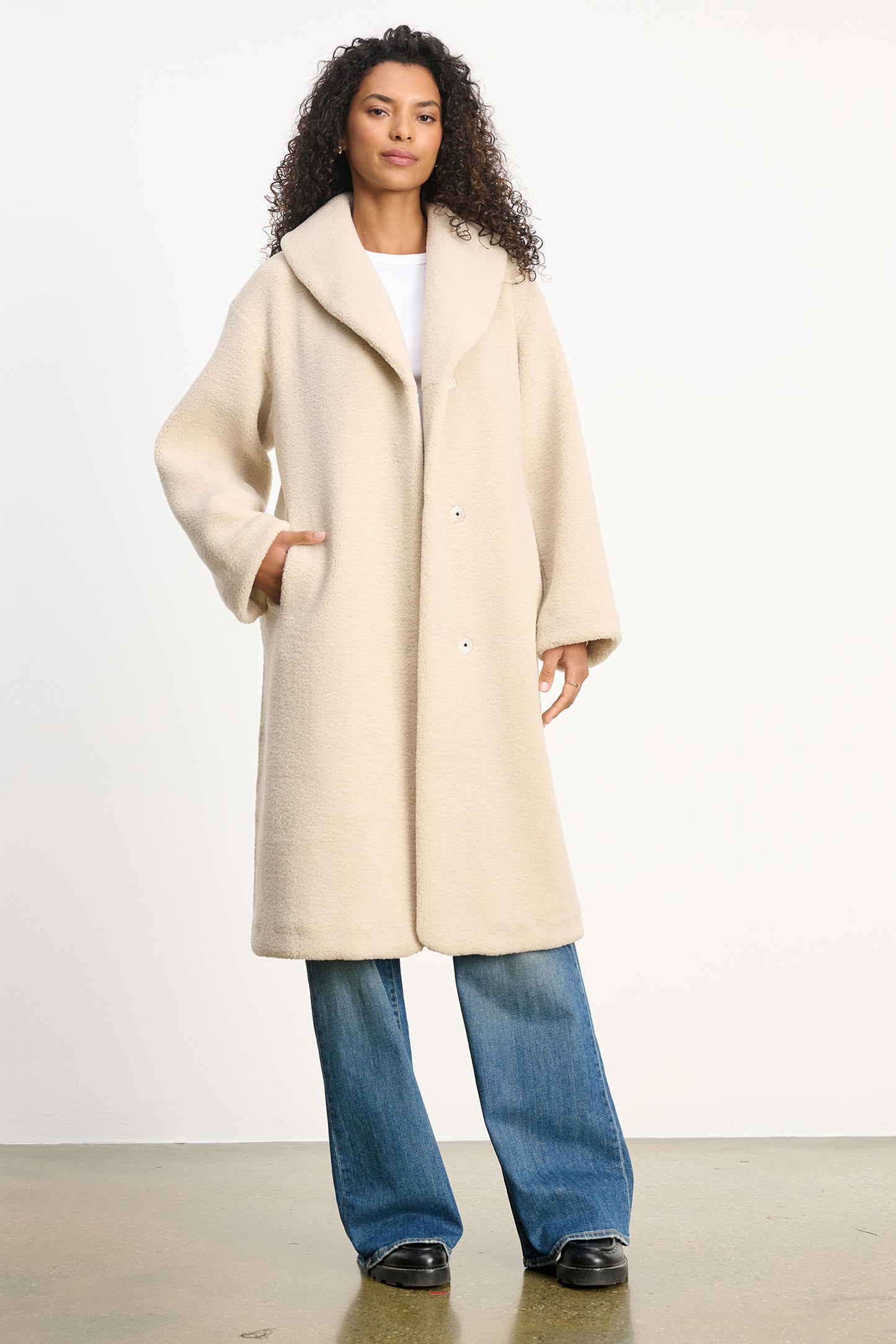 ELEANOR COAT IN SAND