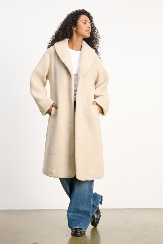 ELEANOR COAT IN SAND