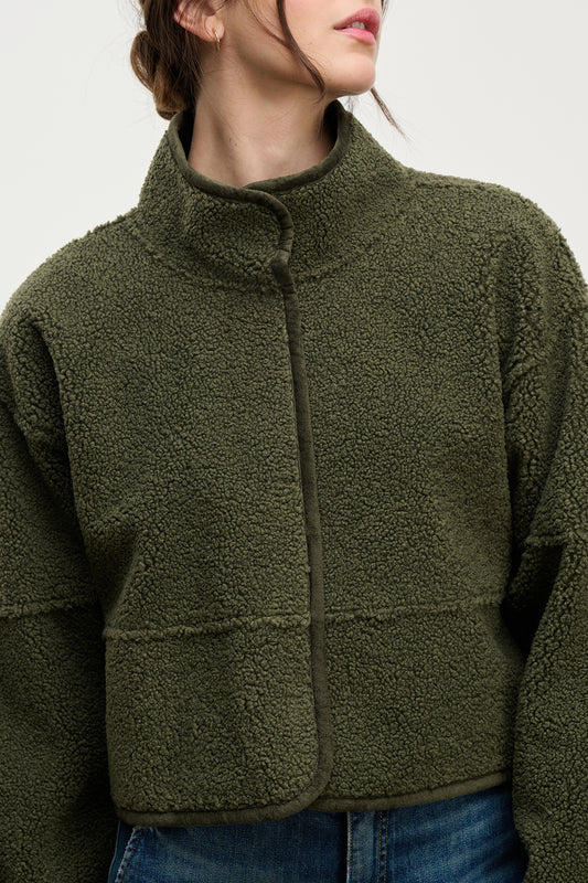 KELLY REVERSIBLE JACKET IN ARMY