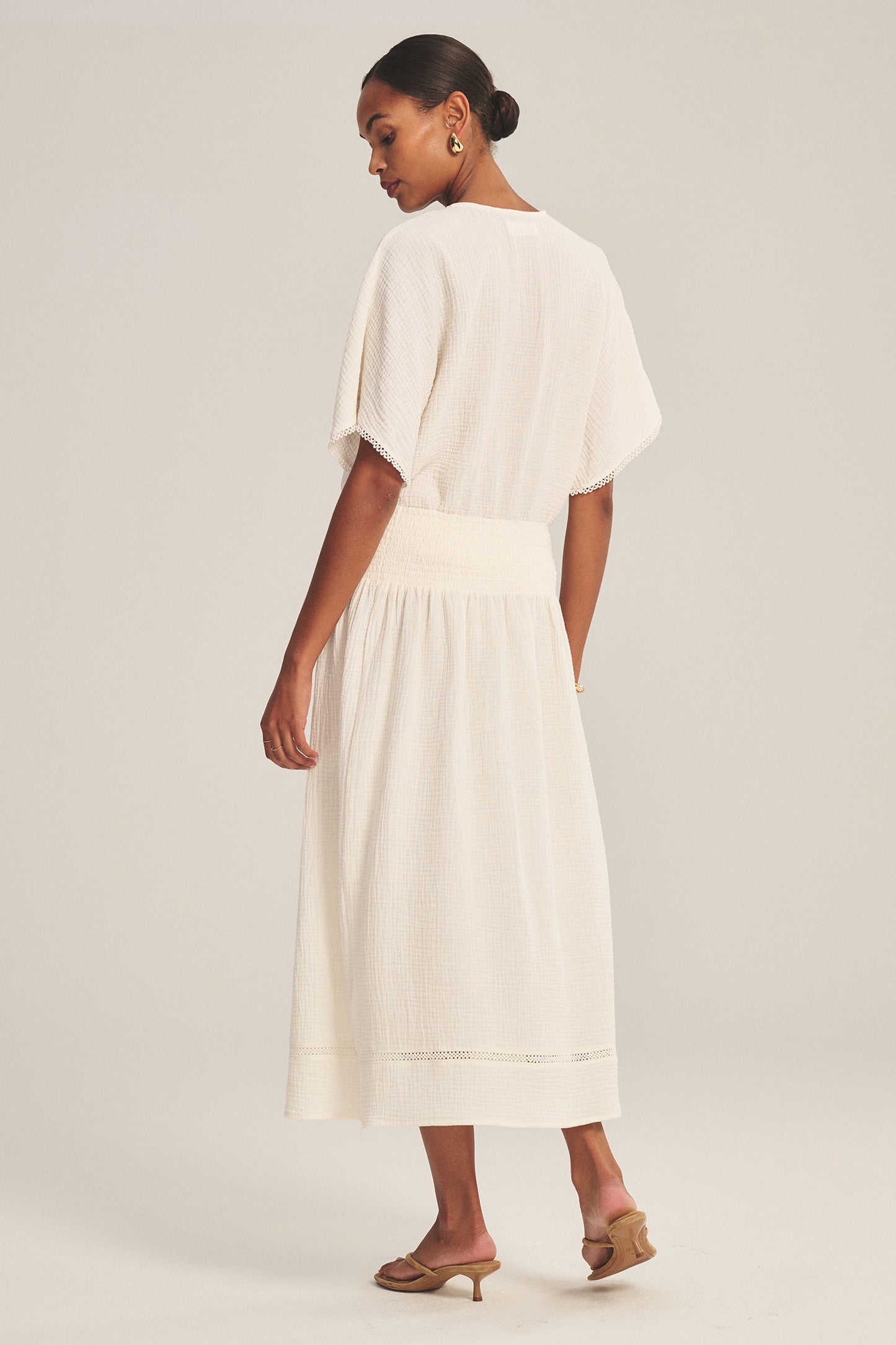 MAZIE SKIRT IN COCONUT