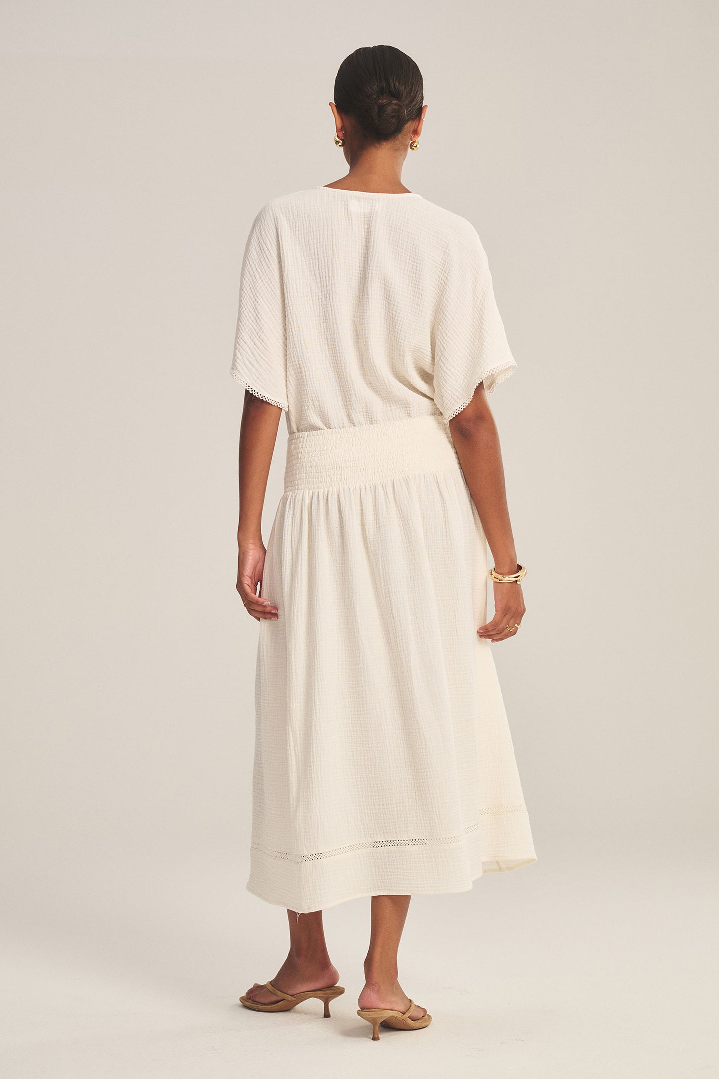 MAZIE SKIRT IN COCONUT