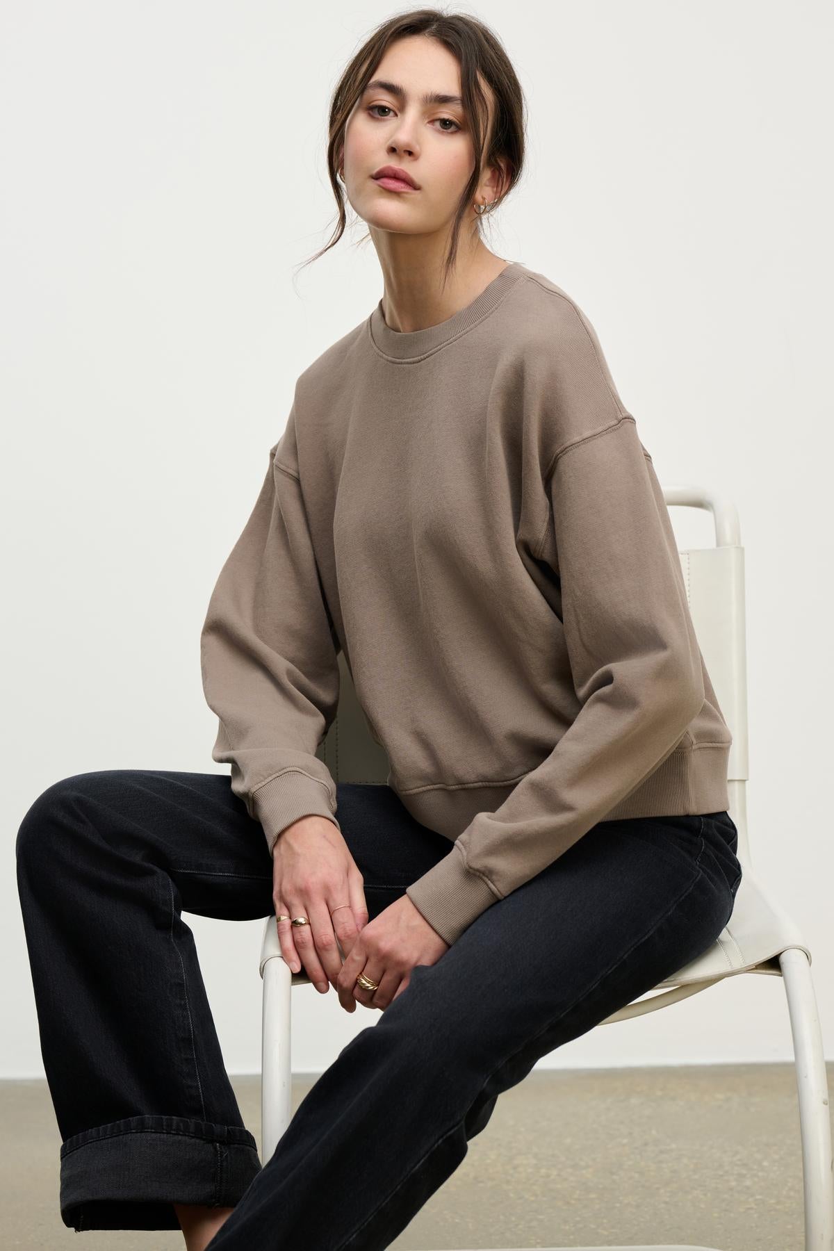 YNEZ SWEATER IN SYCAMORE