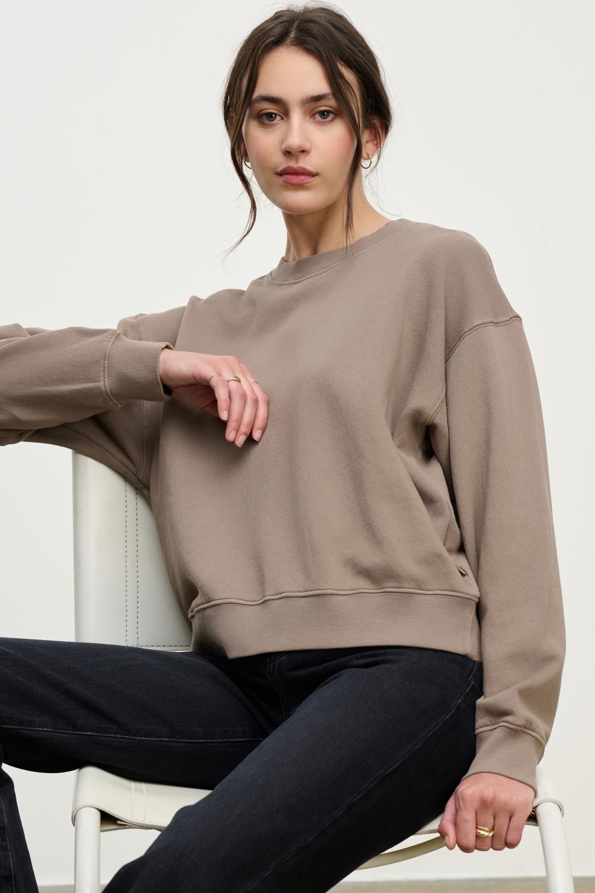 YNEZ SWEATER IN SYCAMORE