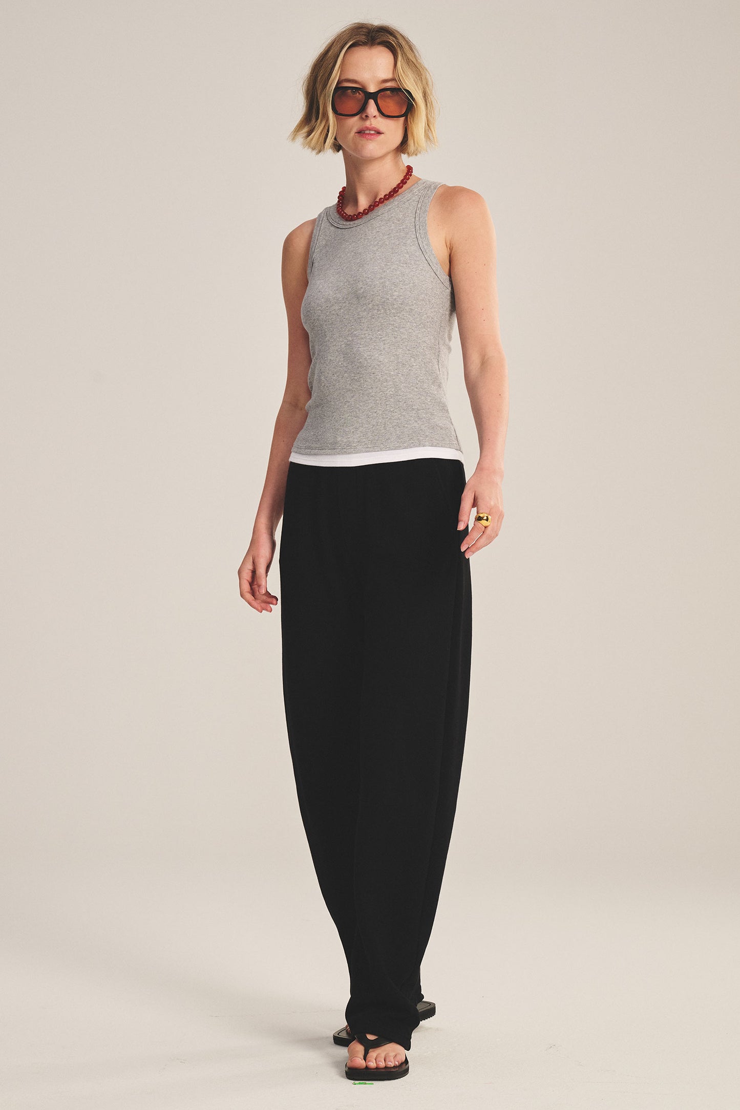 ORION TANK TOP IN HEATHER GREY