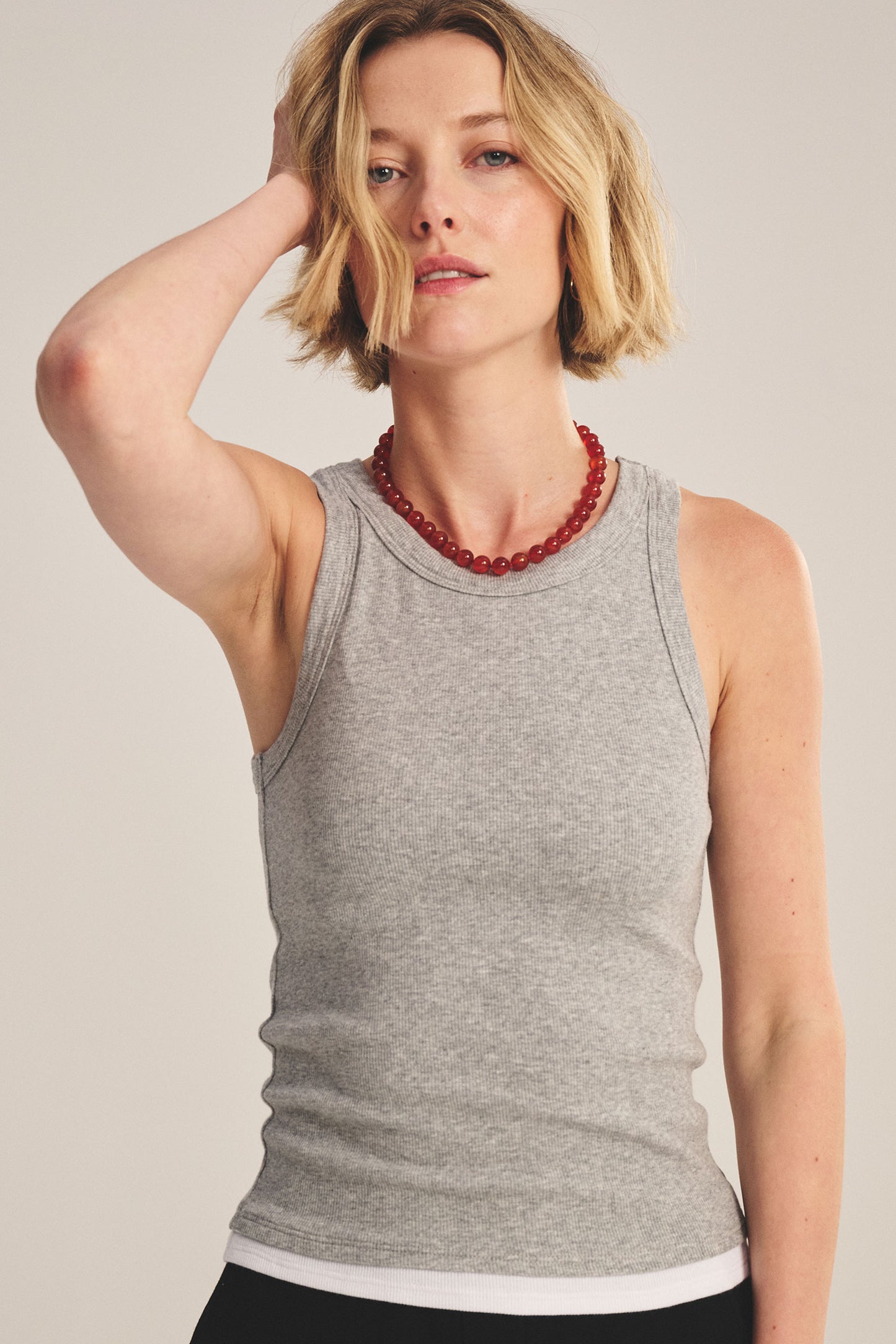 ORION TANK TOP IN HEATHER GREY