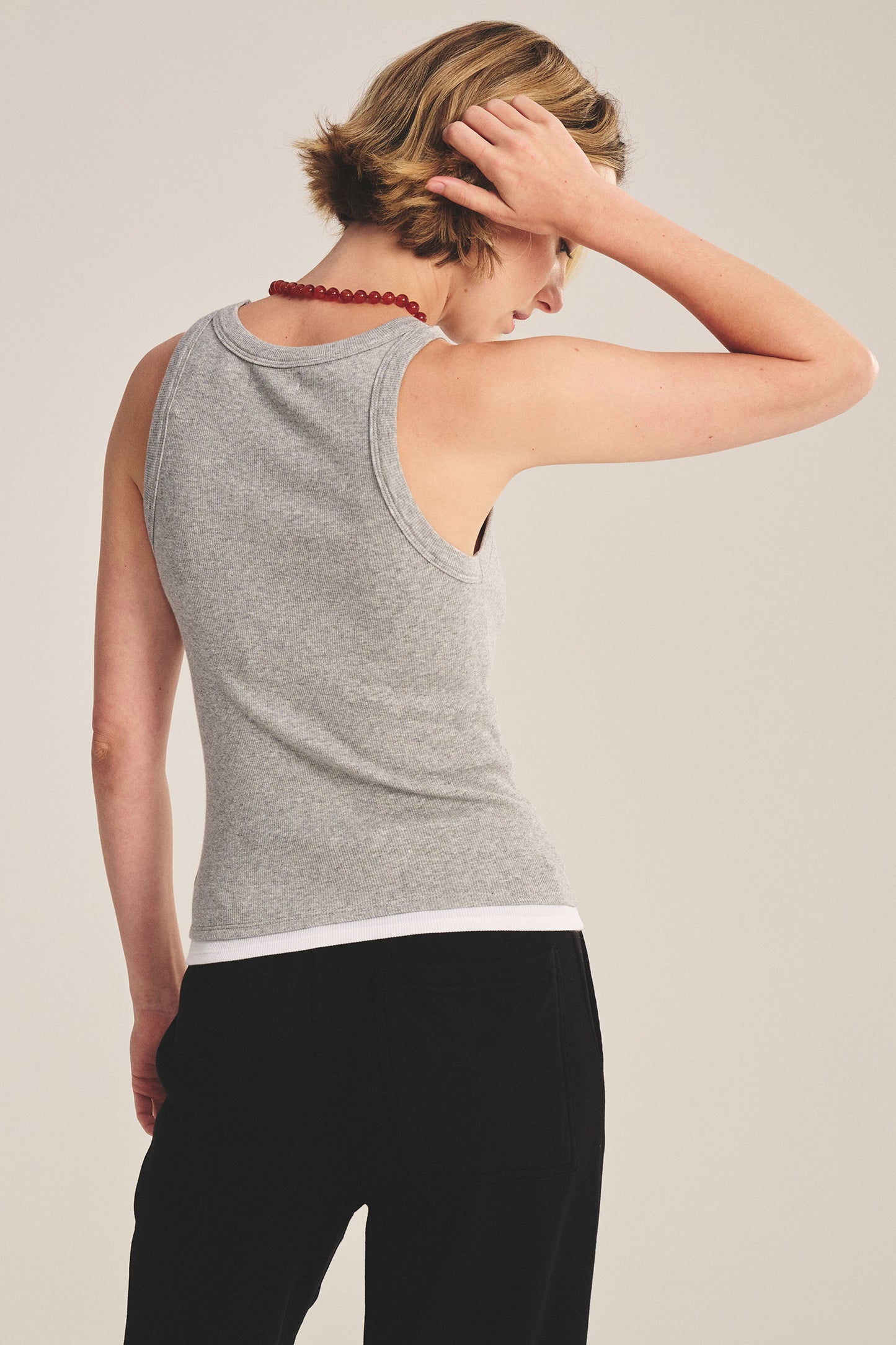ORION TANK TOP IN HEATHER GREY