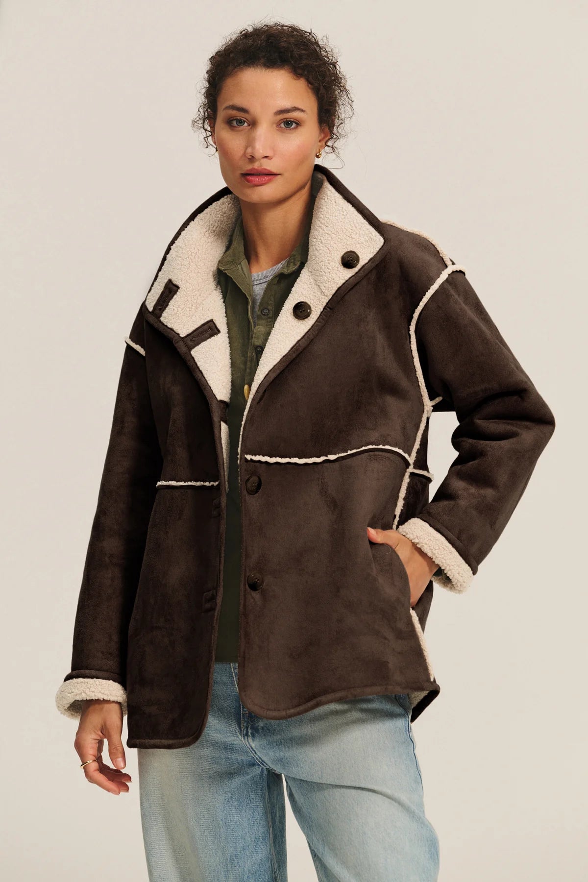 SHONA JACKET IN ESPRESSO