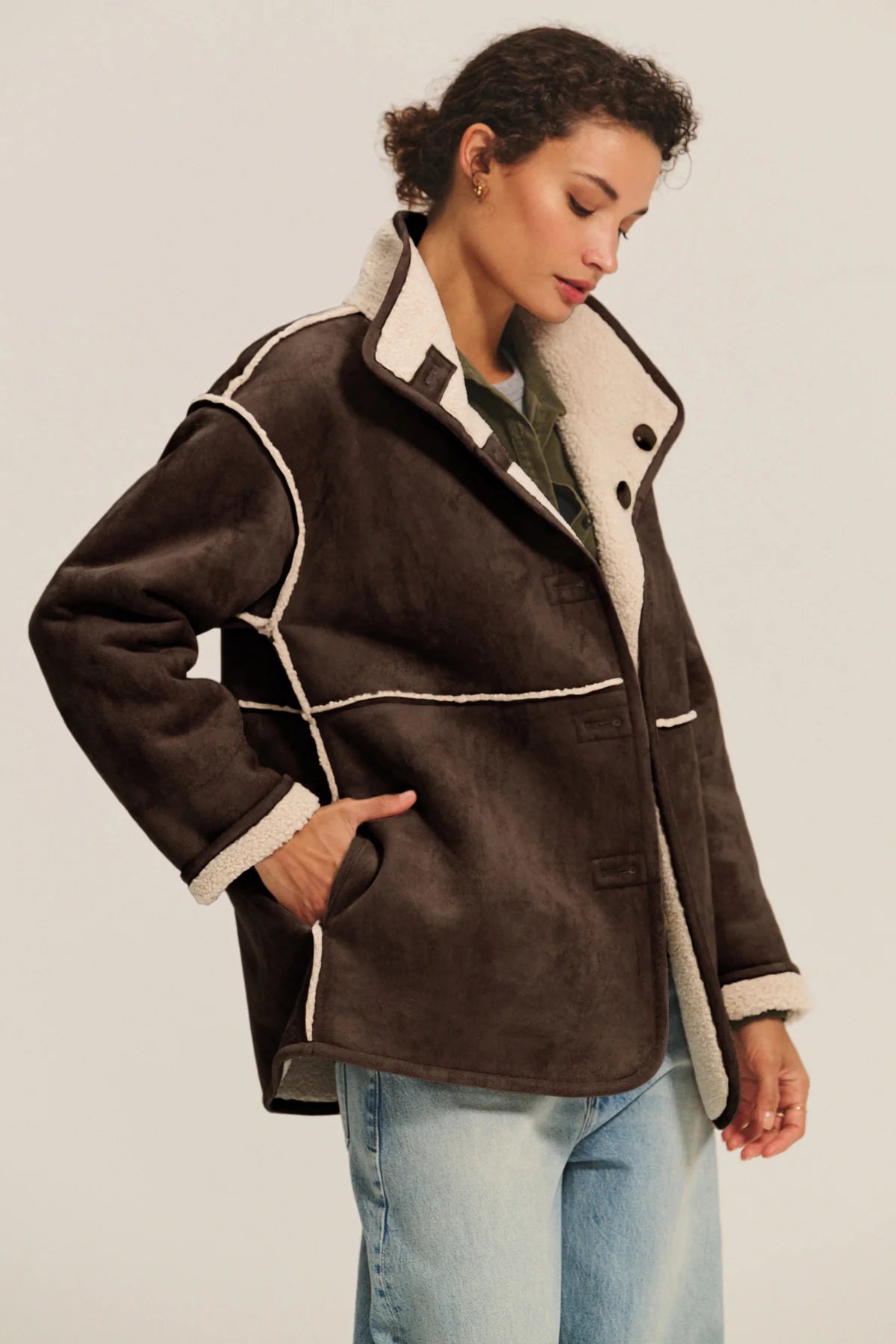 SHONA JACKET IN ESPRESSO