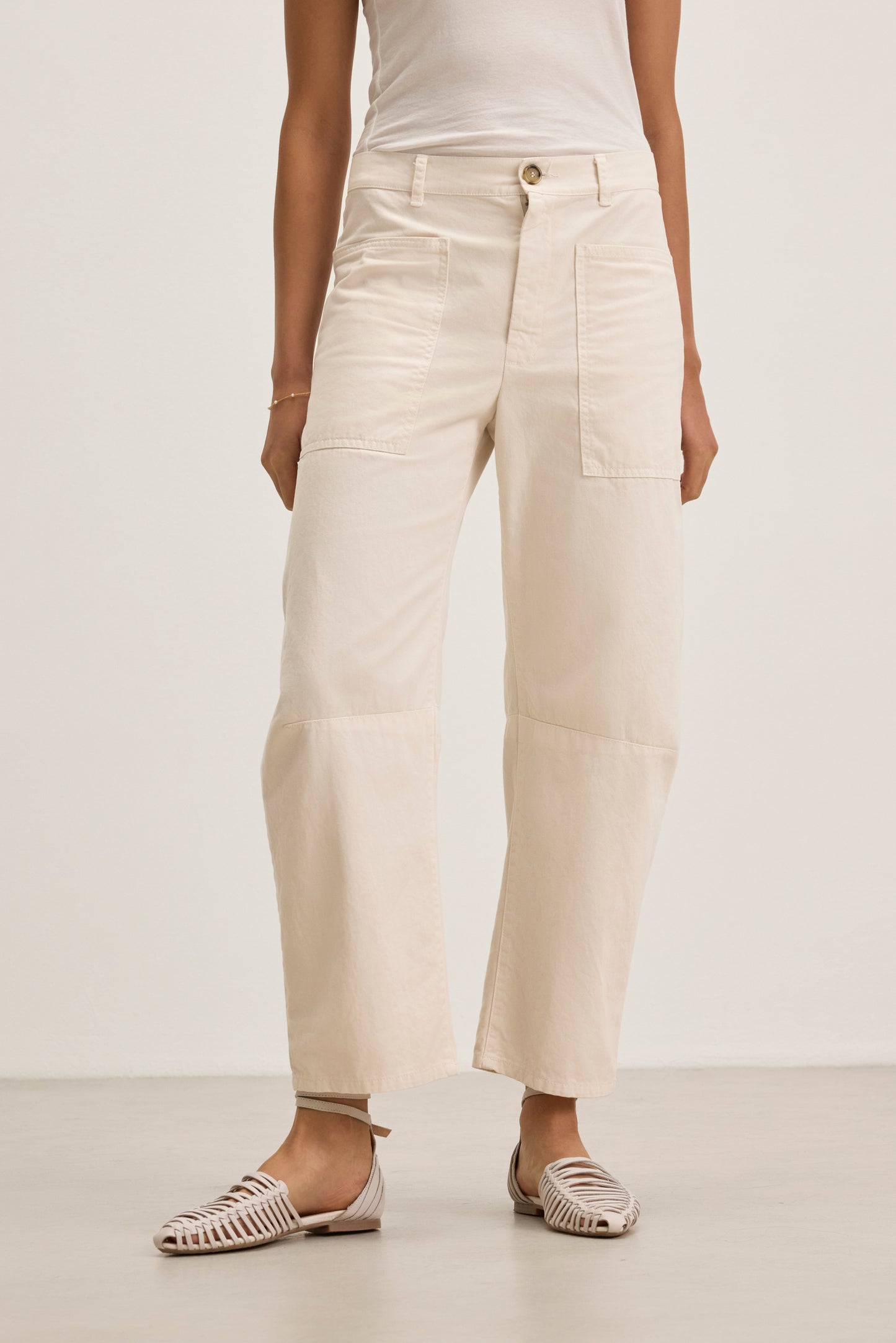 BRYLIE TROUSER IN BISQUE