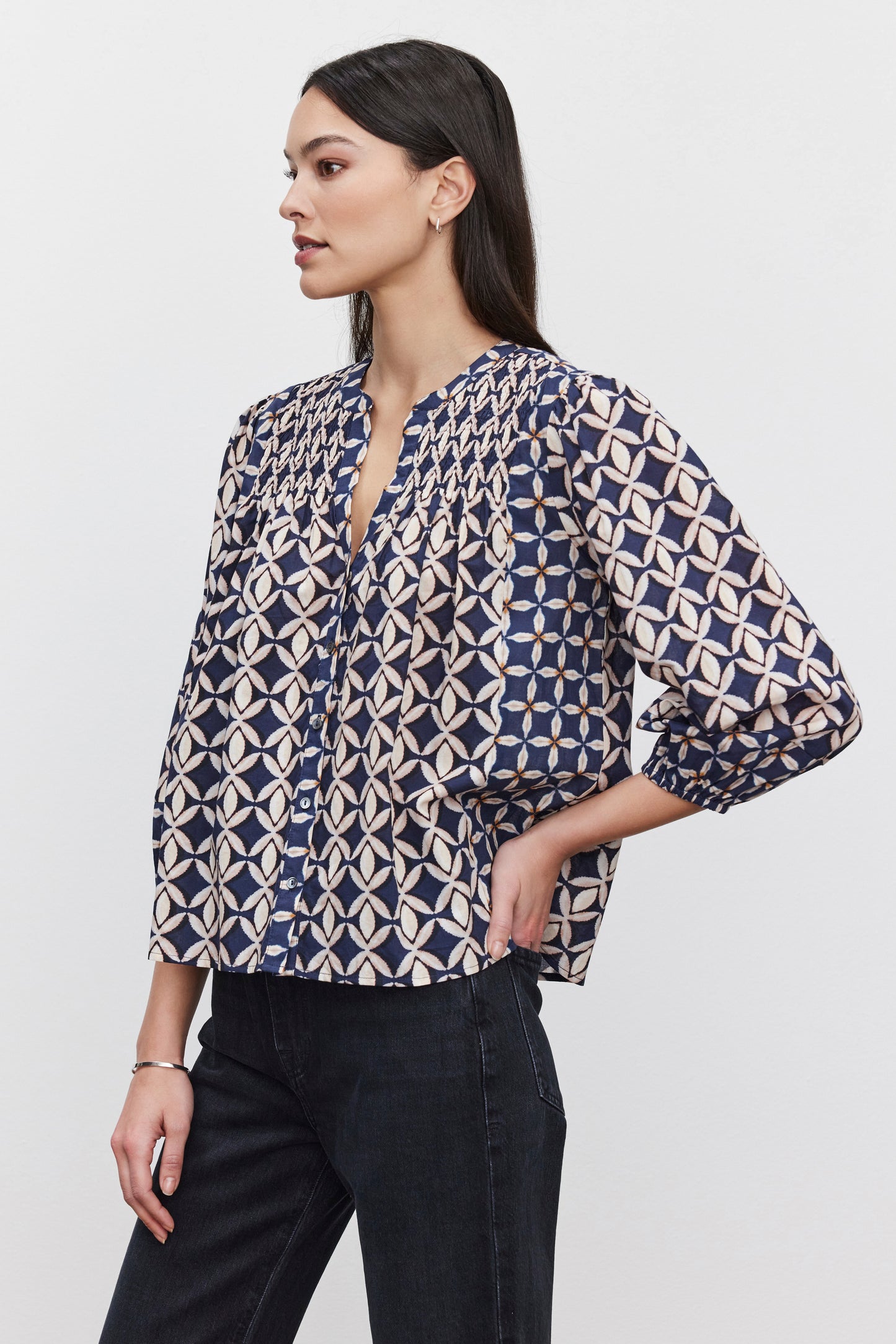 HADDON TOP IN NAVY