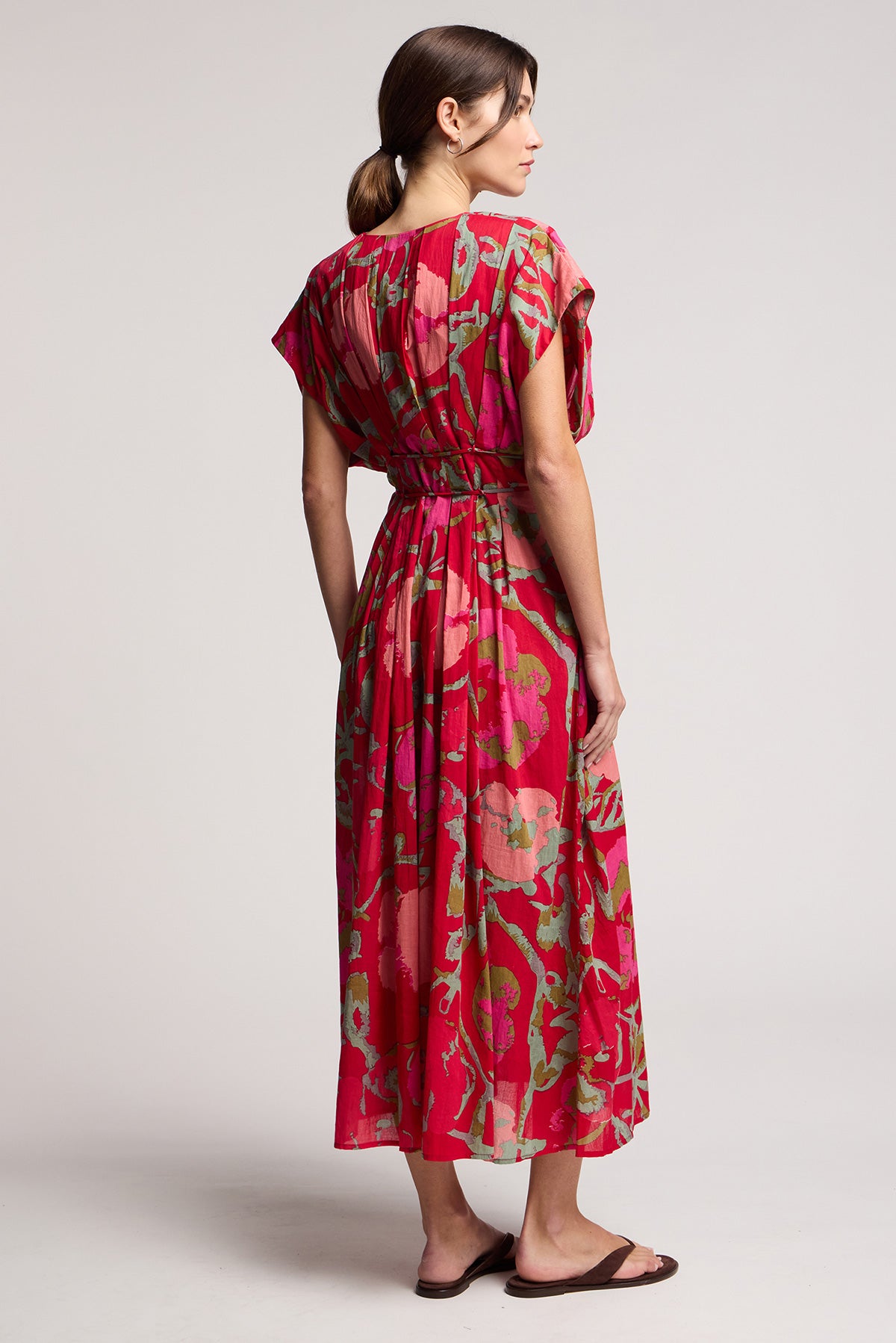 LEILANI DRESS IN ROSE VINES