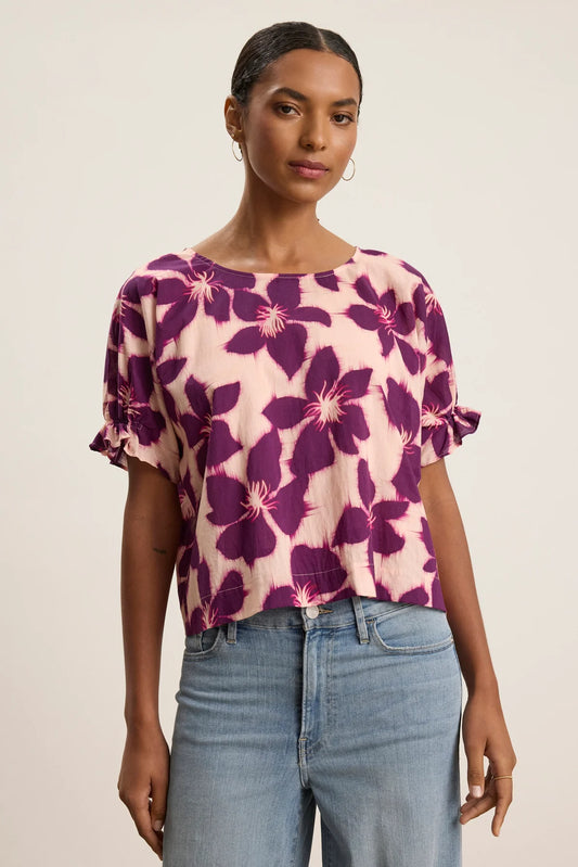 DELILAH TOP IN BERRY