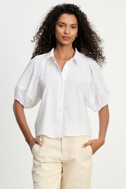 AUTUMN TOP IN WHITE