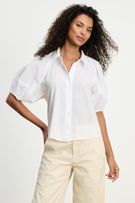 AUTUMN TOP IN WHITE