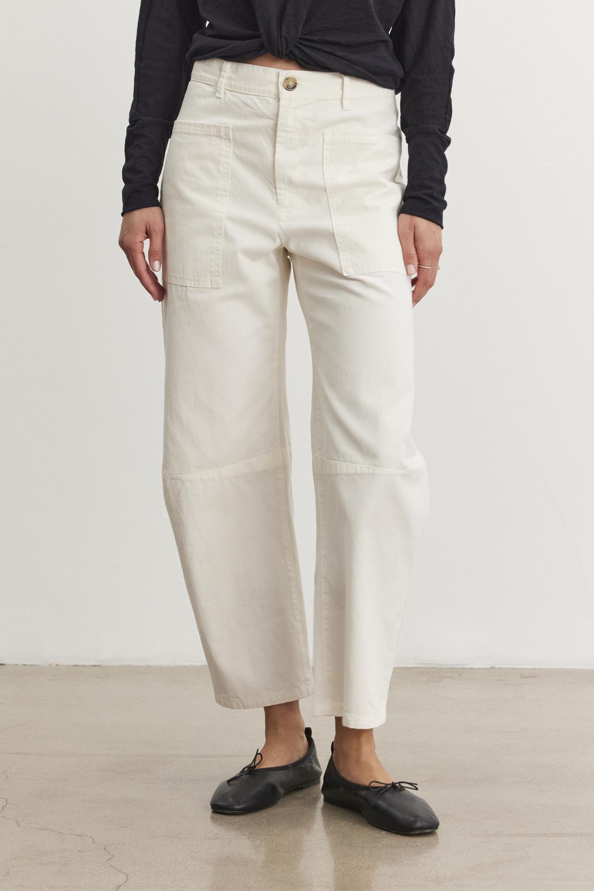 BRYLIE WOMENS PANT IN IVORY