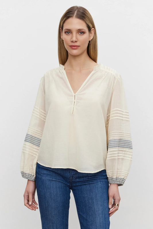 MATILDA TOP IN CREAM