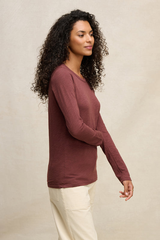 LIZZIE TOP IN HENNA