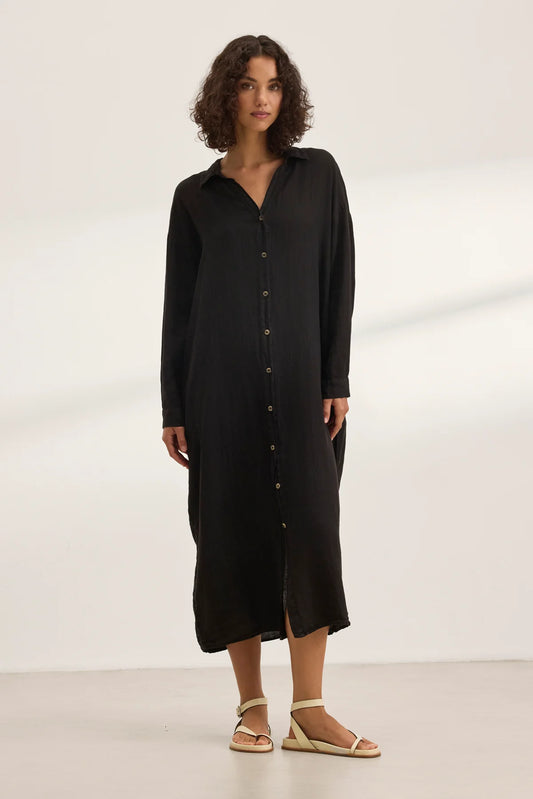 NICOLE DRESS IN BLACK