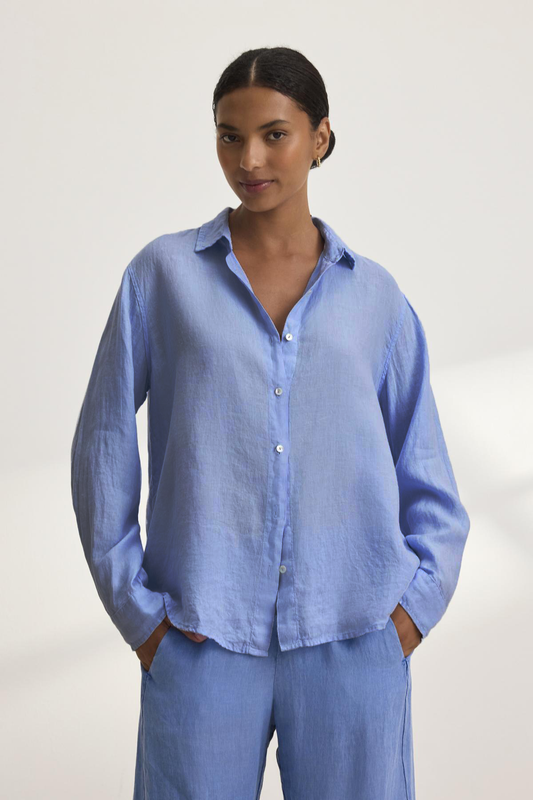 SISI LINEN SHIRT IN CHAMBRAY