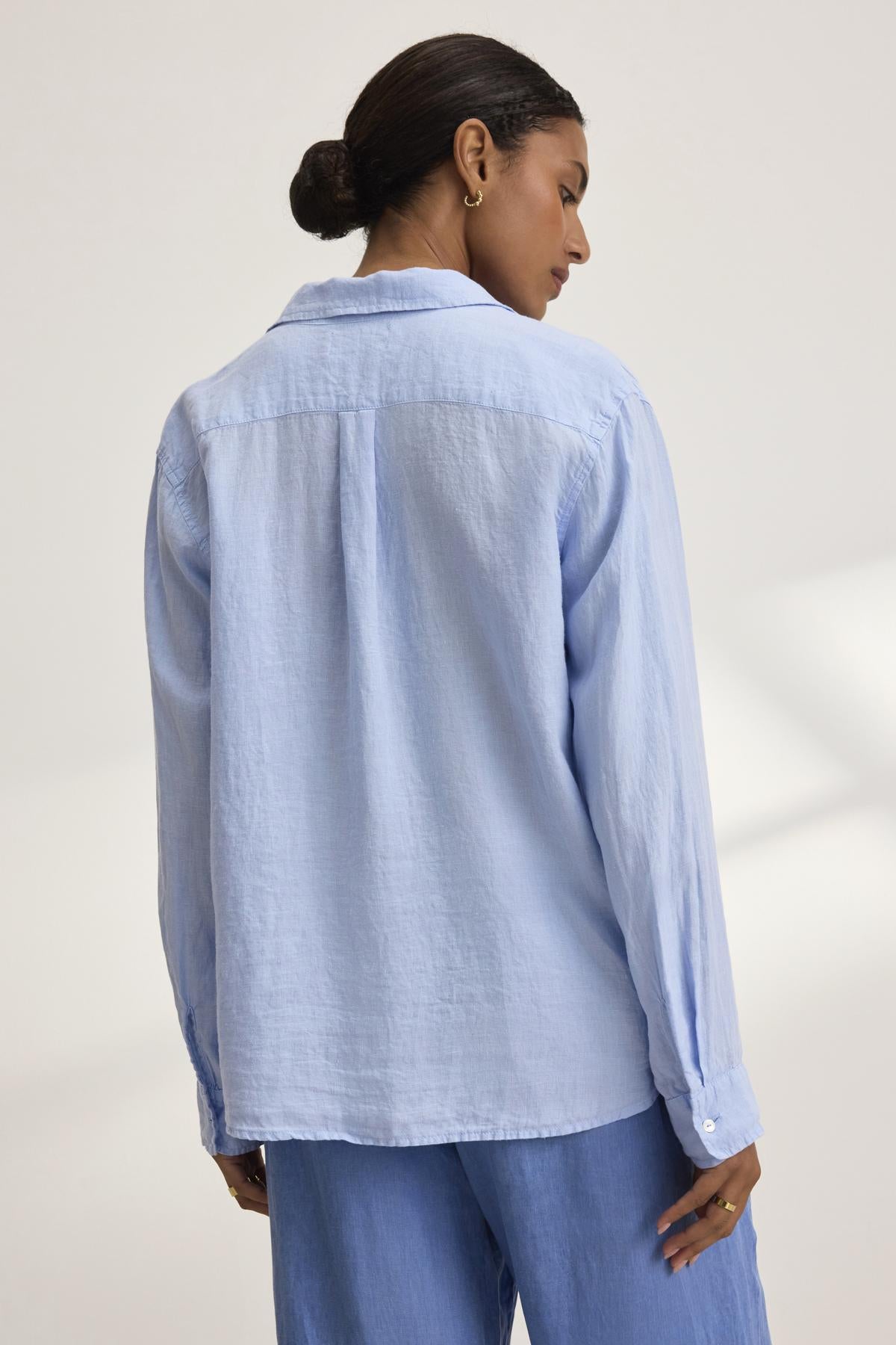 SISI LINEN SHIRT IN CHILL