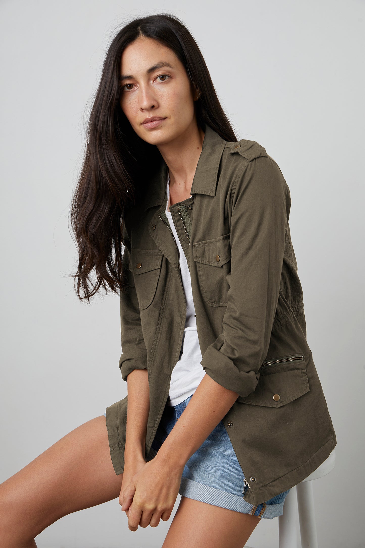 RUBY ARMY JACKET IN FOREST