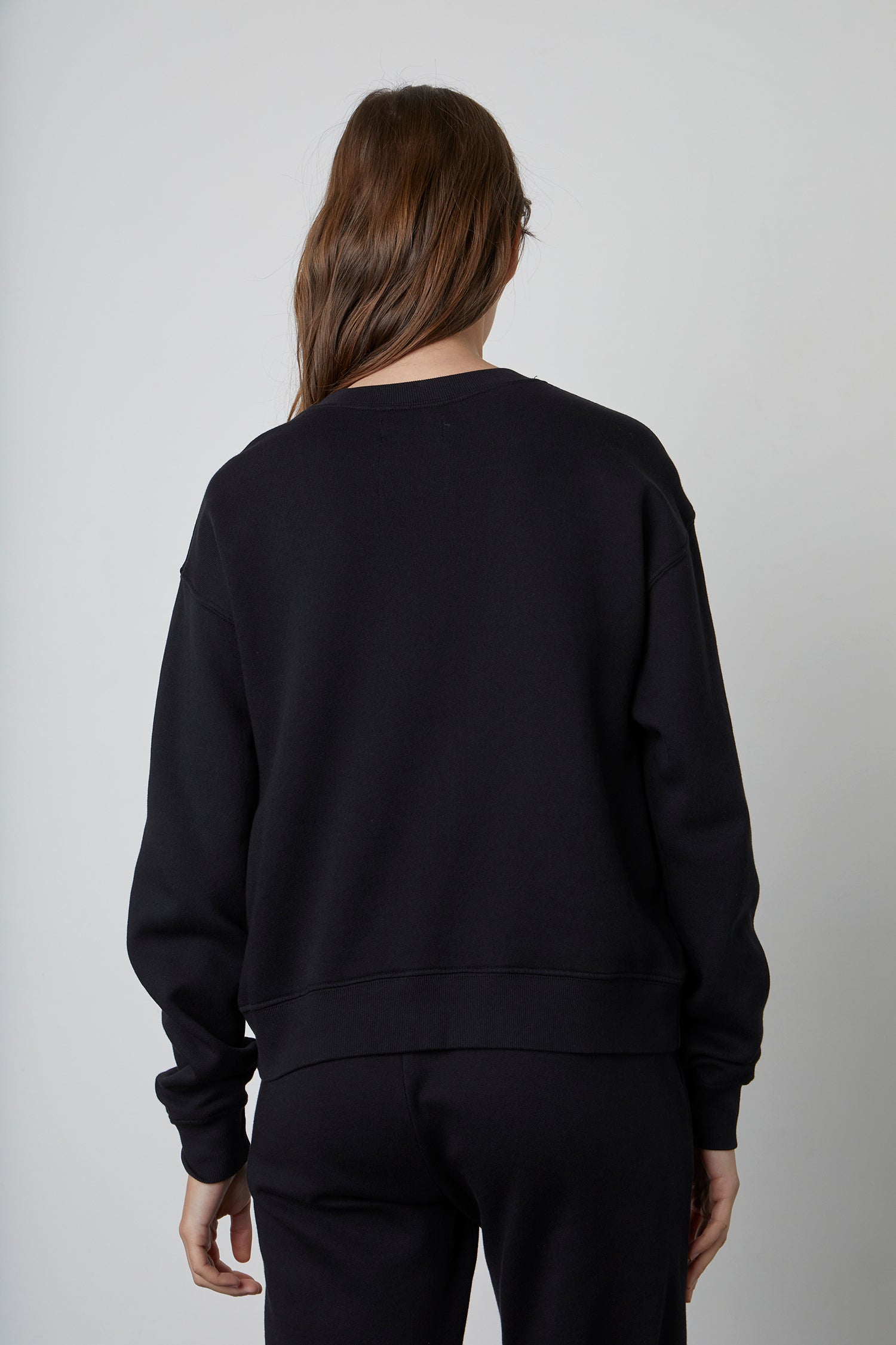 Ganni velvet outlet sweatshirt