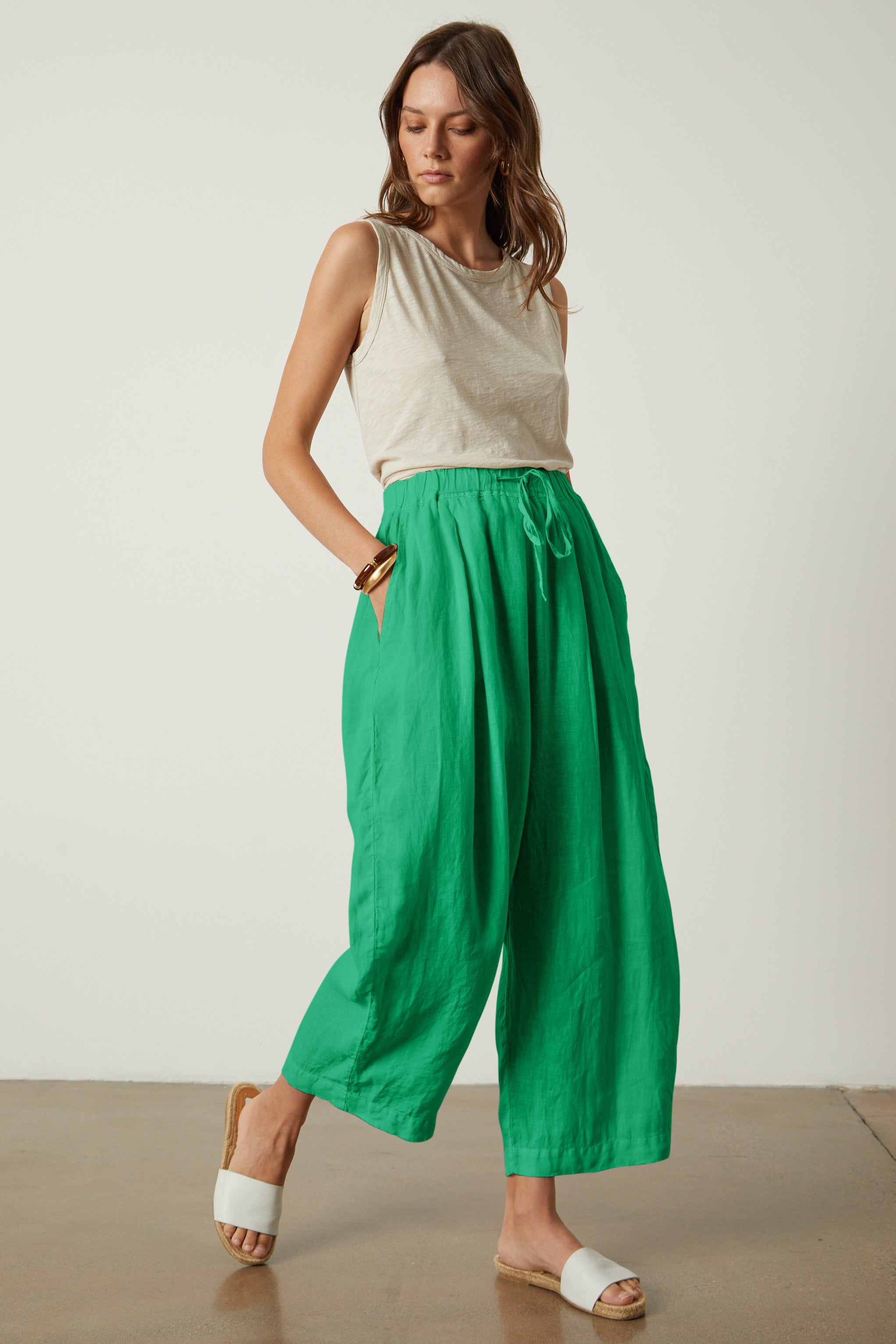 Linen on sale skirt pants