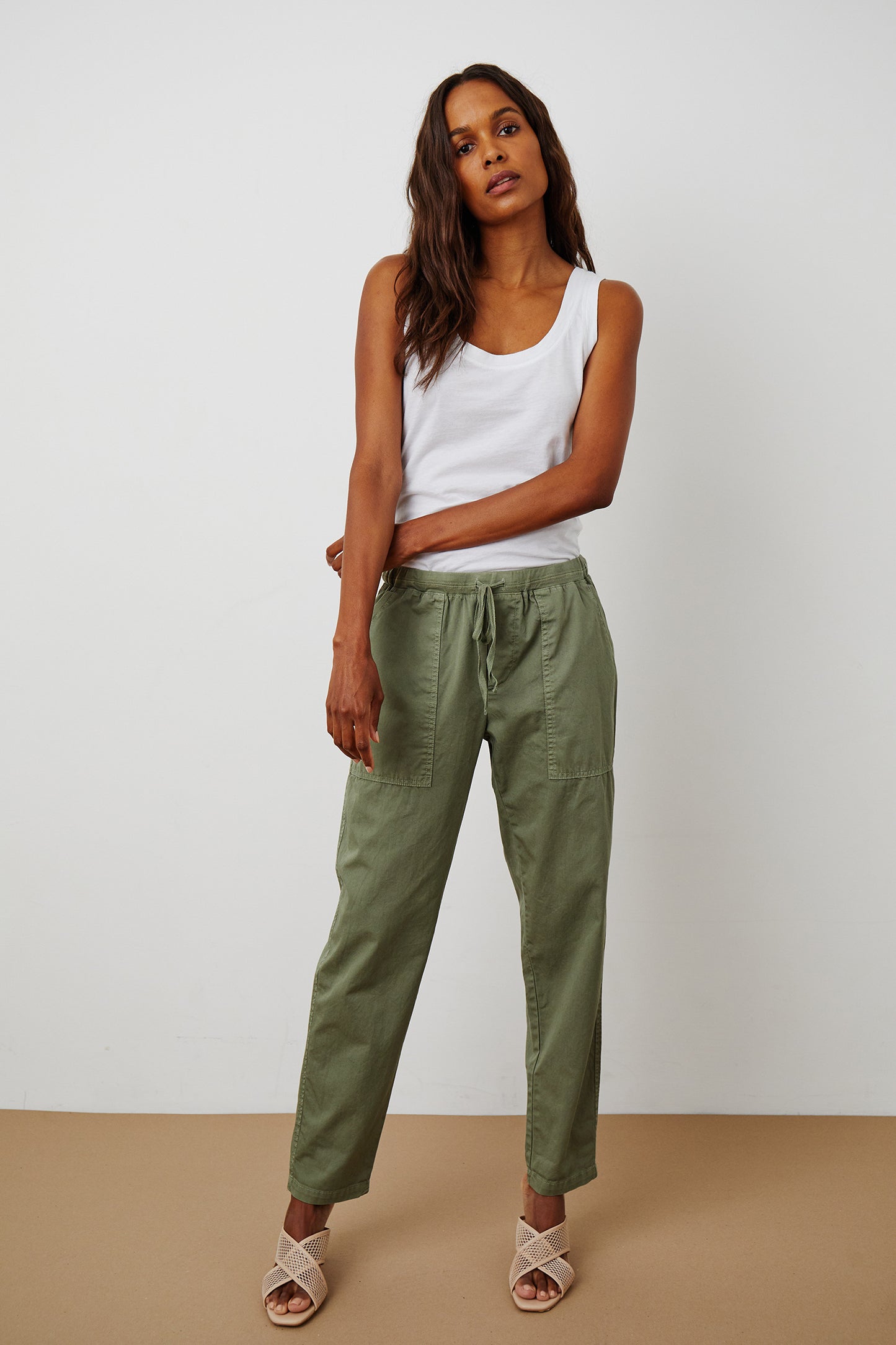 MISTY PANT COTTWILL IN SAGE