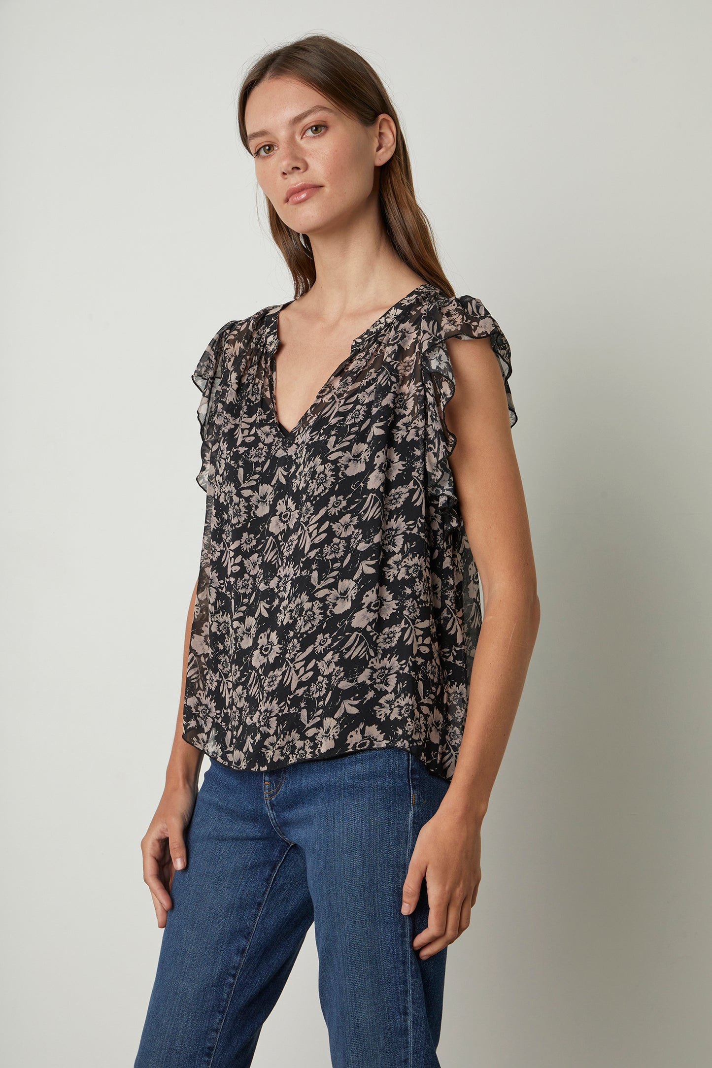 DEMI PRINTED BLOUSE IN FLORAL