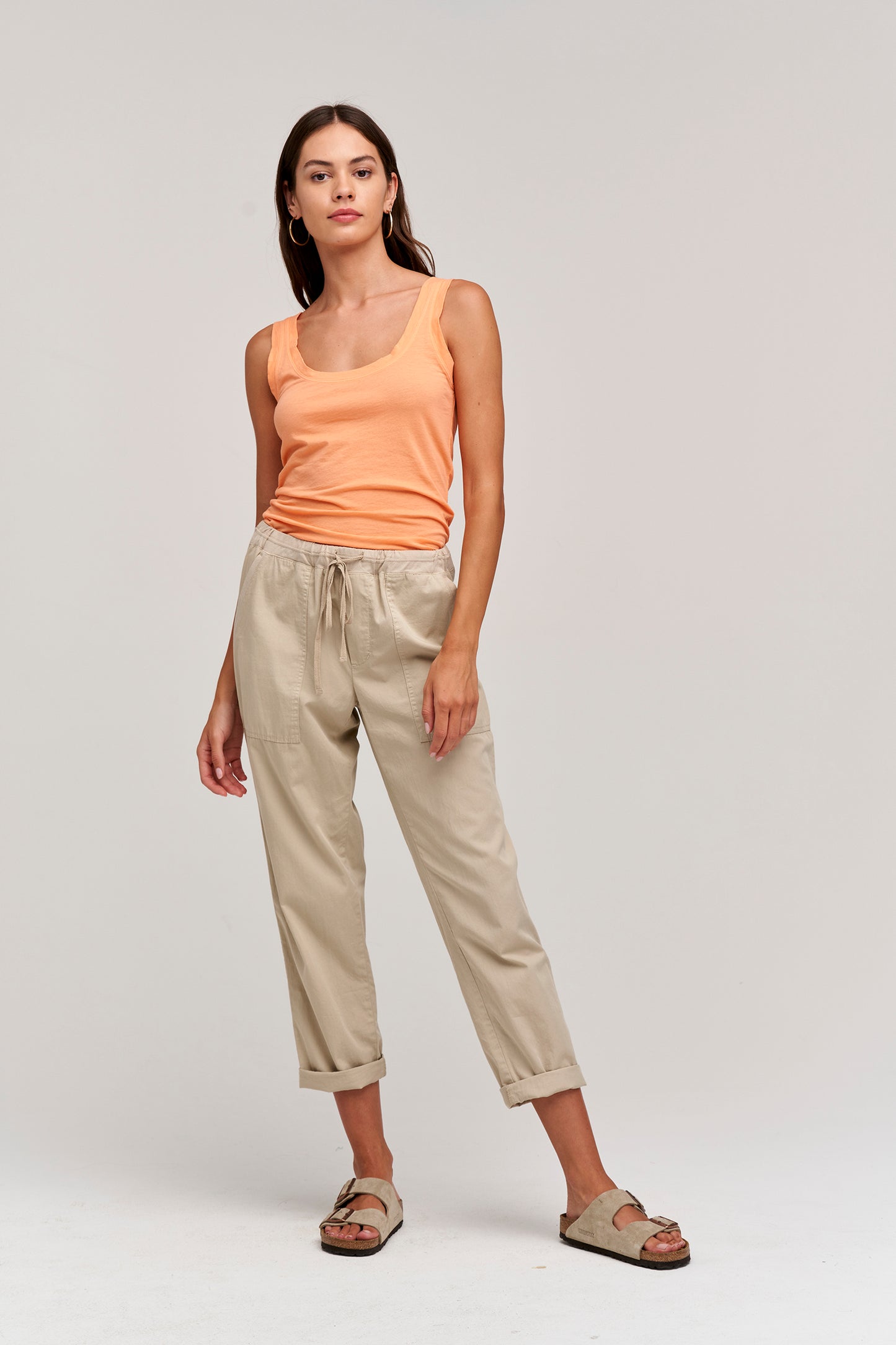 MISTY PANT COTTWILL IN OATMEAL