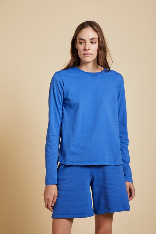 VICENTE ORGANIC COTTON TEE IN ANCHOR