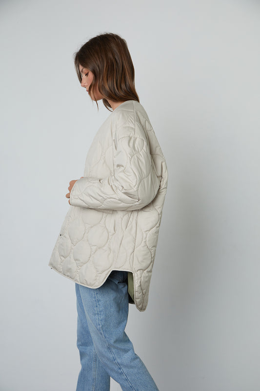 PAITYN QUILTED JACKET IN STONE