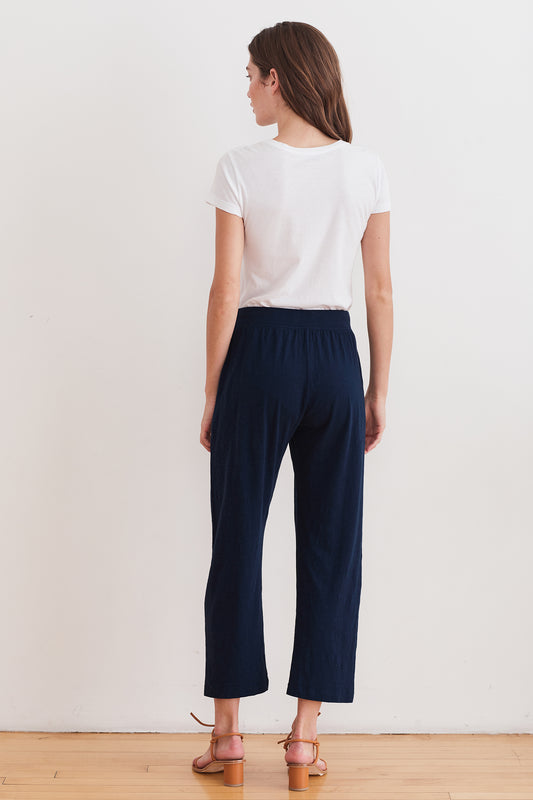 WENDY VINTAGE SLUB PANT IN MIDNIGHT